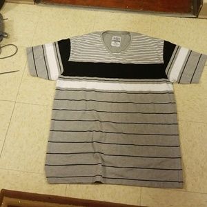 FREE WITH PURCHASE neck stripped tee